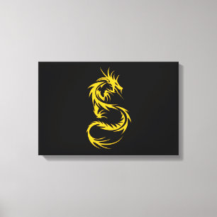 Dragon of Gold Canvas Print