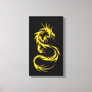 Dragon of Gold Canvas Print