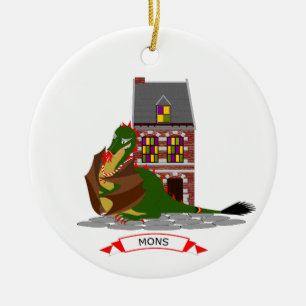Dragon of Mons, Belgium Ceramic Ornament