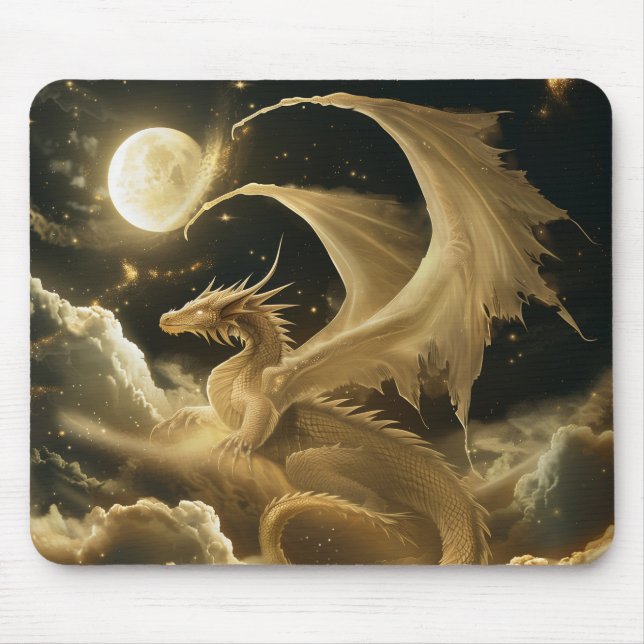 Dragon of Night Mouse Pad (Front)