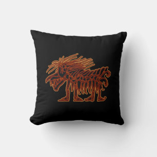 Dragon of the Undead Throw Pillow