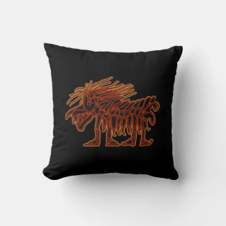 Dragon of the Undead  Throw Pillow