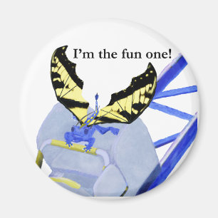Dragon on Roller Coaster Magnet