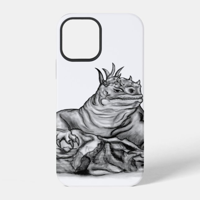 Dragon on the Rock iPhone Case (Back)