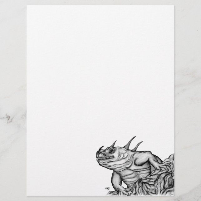 Dragon on the Rock Letterhead (Front)