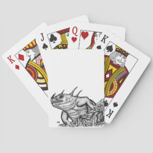 Dragon on the Rock Playing Cards
