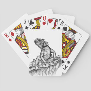 Dragon on the Rock Playing Cards