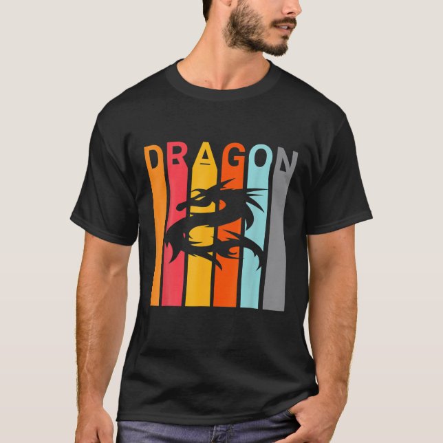 Dragon On Your Vintage Cool Art T-Shirt (Front)