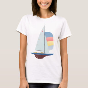 Dragon One Design Racing Sailboat T-Shirt
