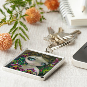 "Dragon Orchid" Keychain