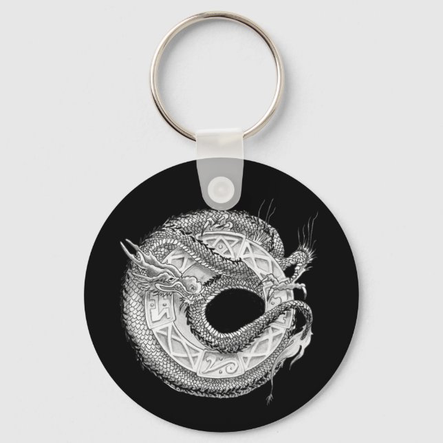Dragon Ornamental Keychain (Front)