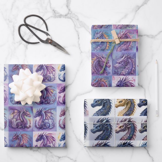 Dragon Pack Wrapping Paper (Front)