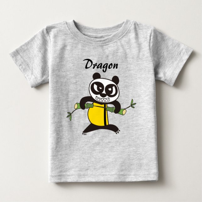 Dragon Panda Baby T-Shirt (Front)
