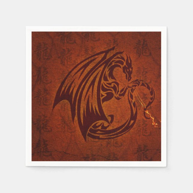 Dragon Paper Napkins (Front)