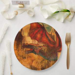 Dragon Paper Plate