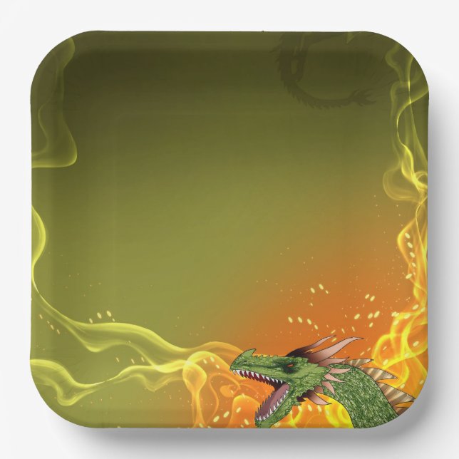 Dragon Paper Plate (Front)