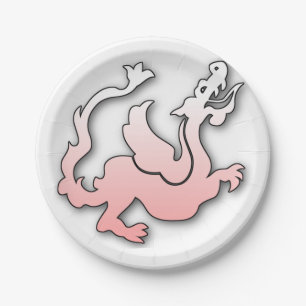 dragon paper plate