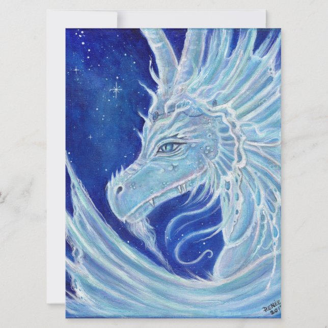 Dragon party invitations by Renee Lavoie (Front)