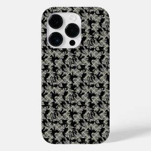 Dragon pattern 01.wx4x4.blue Grey BG Case-Mate iPhone 14 Pro Case