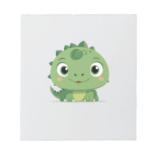 Dragon Peeking Cute Adorable Funny Animal Cartoon  Notepad