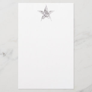 Dragon Pentagram Stationery