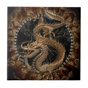 Dragon Pentagram Tile