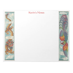 Dragon & Phoenix Notepad