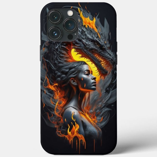dragon phone case iphone 13:Mystical Elegance USA (Back)