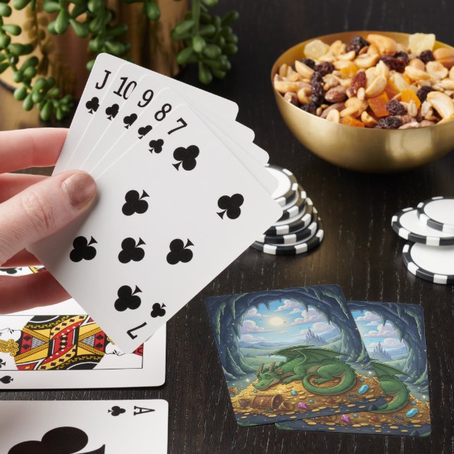 dragon playing cards (In Situ)