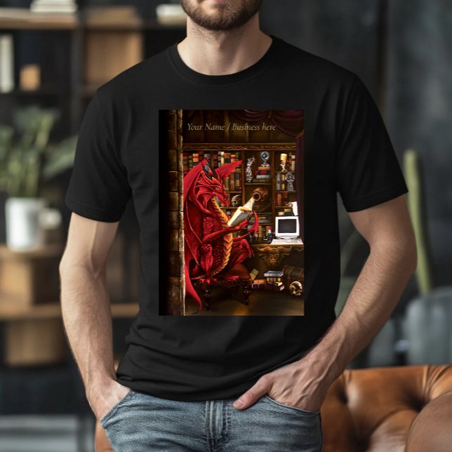 Dragon Podcast Library T-Shirt (Creator Uploaded)