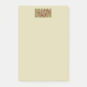dragon post-it notes