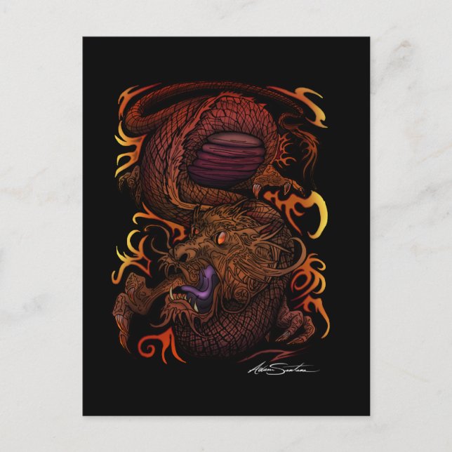 Dragon Postcard (Front)