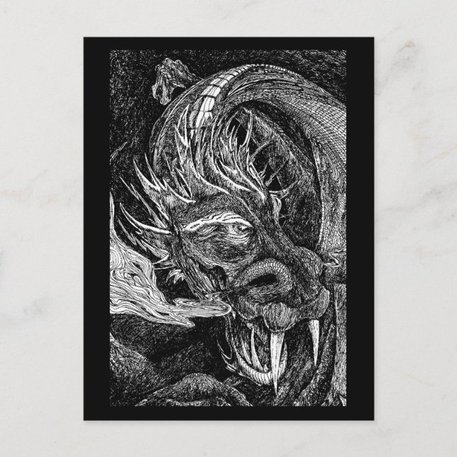 Dragon postcard border (Front)