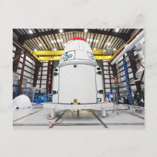 Dragon prepares to Resupply Postcard