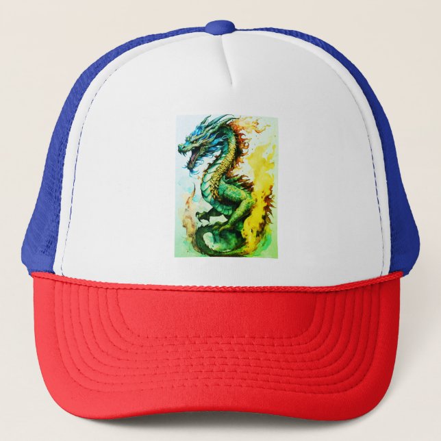 Dragon printed cap (Front)
