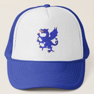 Dragon Rampant Azure Trucker Hat