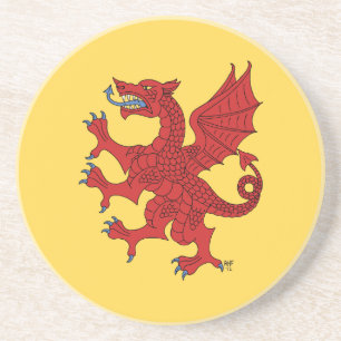 Dragon Rampant Gules Coaster
