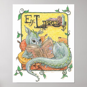 Dragon Reader Print