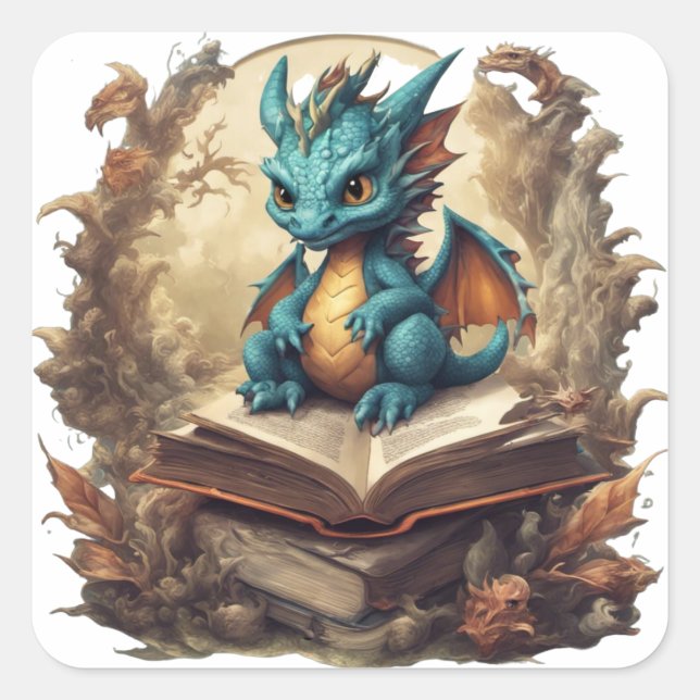 Dragon Reader Sticker (Front)