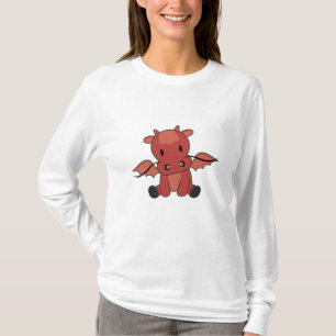 Dragon Red Fairy Tale Fantasy Cute Animals T-Shirt