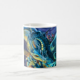 Dragon Rider and Sorcerer Coffee Mug