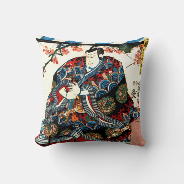 Dragon Robe 1848 Throw Pillow (Front)