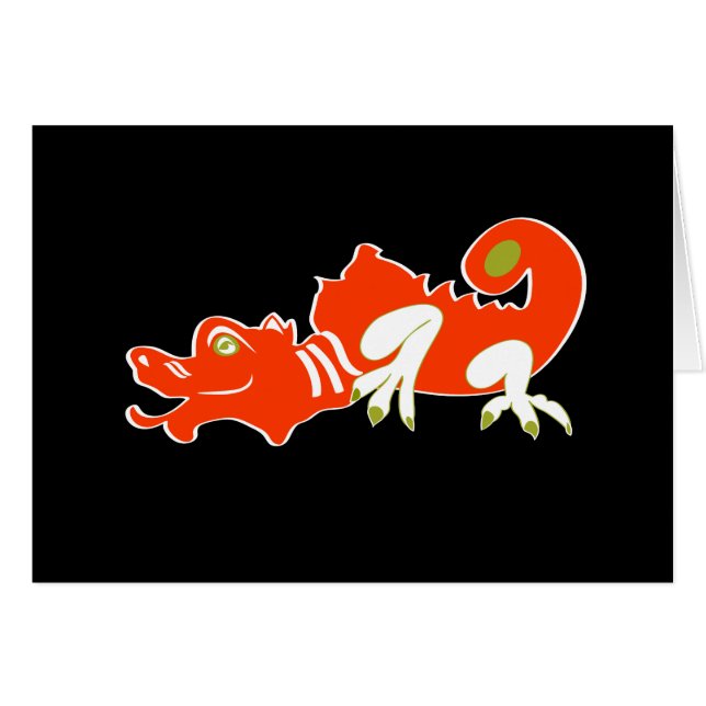 Dragon rouge (Devant horizontal)