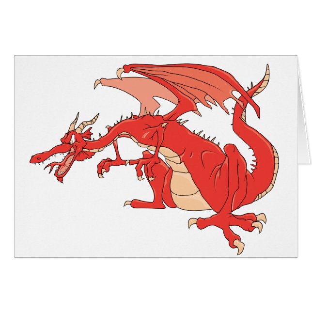 Dragon rouge ardent (Devant horizontal)