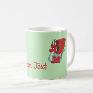 Dragon Rouge Cartoon Café Mug