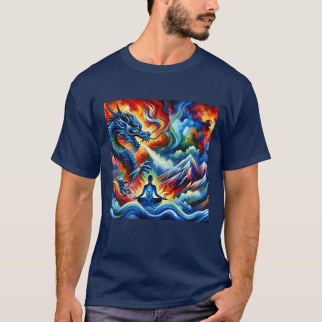 Dragon Rouge T-SHIRT (Devant)
