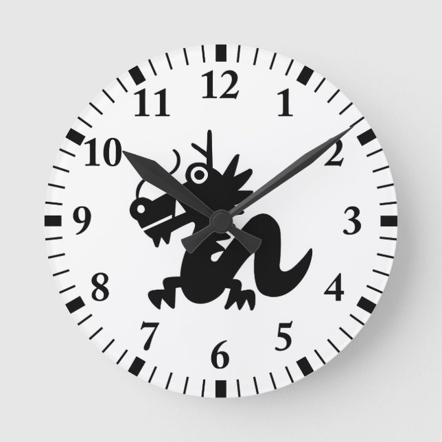 Dragon Round Clock (Front)