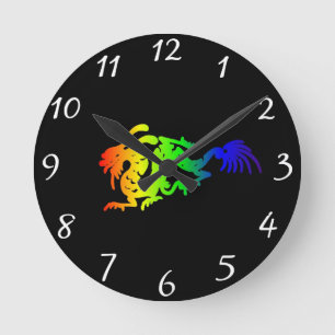 Dragon Round Clock