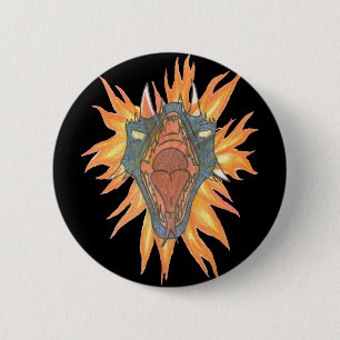 Dragon’s Fire 2 Inch Round Button