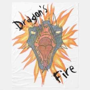 Dragon’s Fire Fleece Blanket